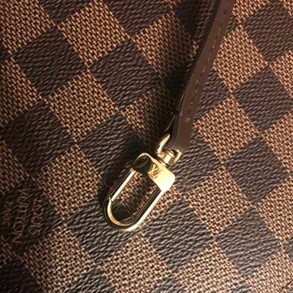 Auth NEW Louis Vuitton Neverfull MM damier pouch ballerina - Picture 7 of 10